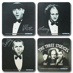 The Three Stooges Coaster Set