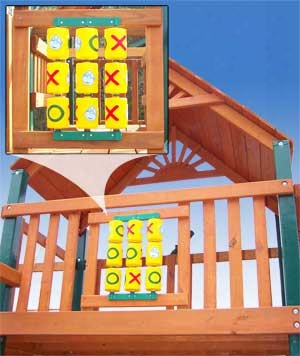 Tic-tac-toe Spinner Panel For Awkward Swing Set