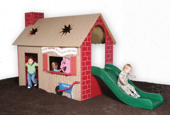 Tot Town Three Little Pigs House