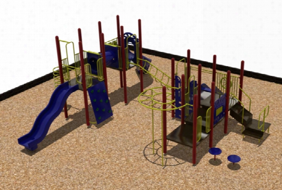 Triple Deck Playground System