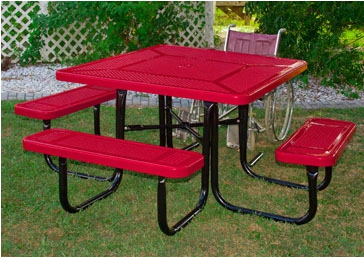 Ada Square Diamond Picnic Table 46 Inch Top