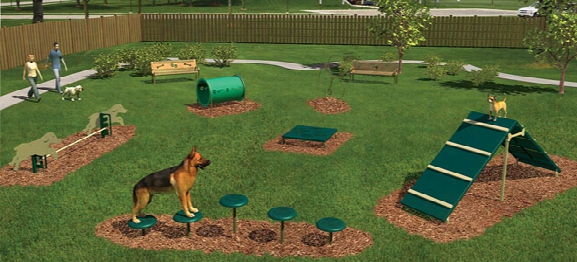 Bark Park Intermediate Dog Exercisse Course - 6 Activities