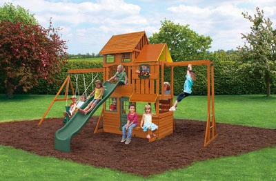 Barrington Wooden Swing Set