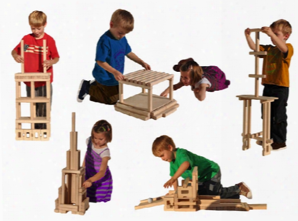 Beautiful Building Blocks Timberworks Set