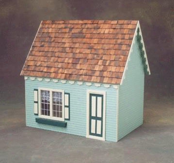 Cape Cottage Jr. Dollhouse Kit - Milled Mdf