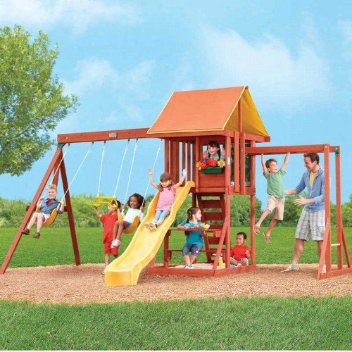 Cedarbrook Wooden Swing Set