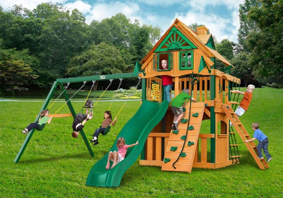 Chateau Ii Clubhouse Treehouse Ts Wooden Swing Set