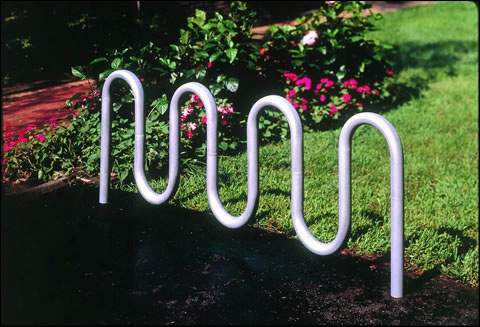 Contemporary Loop Bicycle Rack - Seven Loop