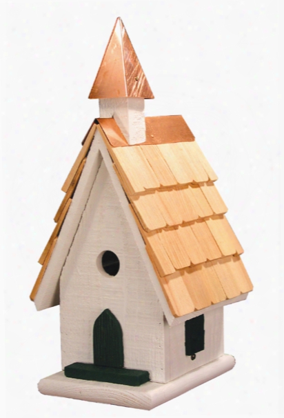 Country Wildwood Church Bird House