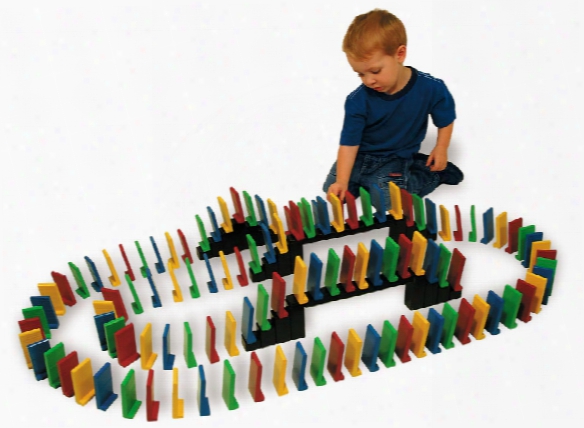 Easy Stand Domino Set Of 103 Pieces