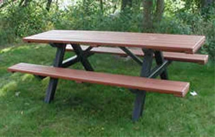 Eco Picnic Table And Bench 6 Foot