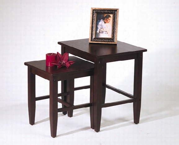 Espresso Collection 2 Piece Nesting Tables
