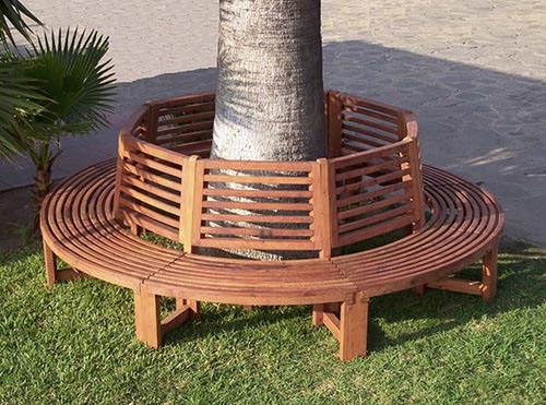 Forever Mature Growth Redwood Tree Bench 10 Foot