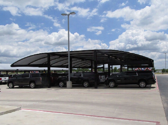 Full Arch Cantilevered Shade Structure 40 X 60 Waterproof