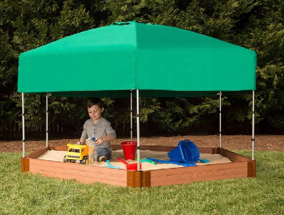 Hexagon Sandox 7 X 8 X 5.5 With Telescoping Canopy And Cover