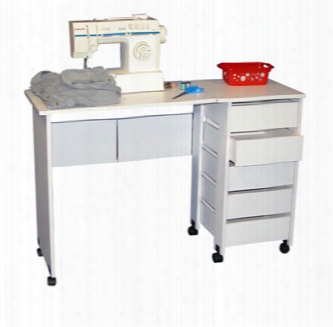 Hideaway Mobile Desk And Craft Table