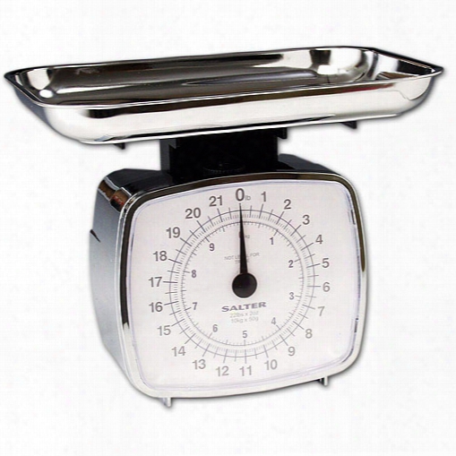 High Capacity 22 Pound Kitchen Scale With Chrome Tray