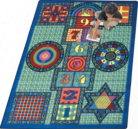 Joy Games Rug - 5.33 Foot X 7.67 Foot Rectangle