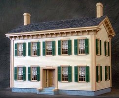 Lincoln Springfield Home Doll House Kit - Milled Mdf