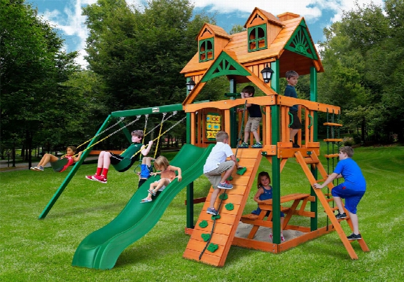 Malibu Gl Chateau Ts Wooden Swing Set