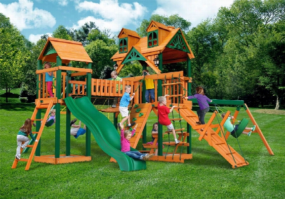 Malibu Gl Pioneer Peak Ts Wooden Swing Set