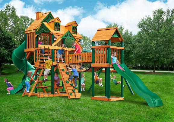 Malibu Gl Treasure Trove Ts Wooden Swing Set