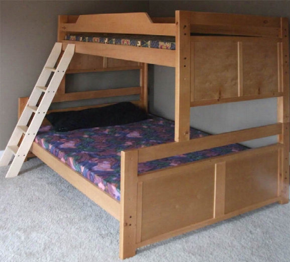 Medium Height Twin Over Full Panel Bunk Bed