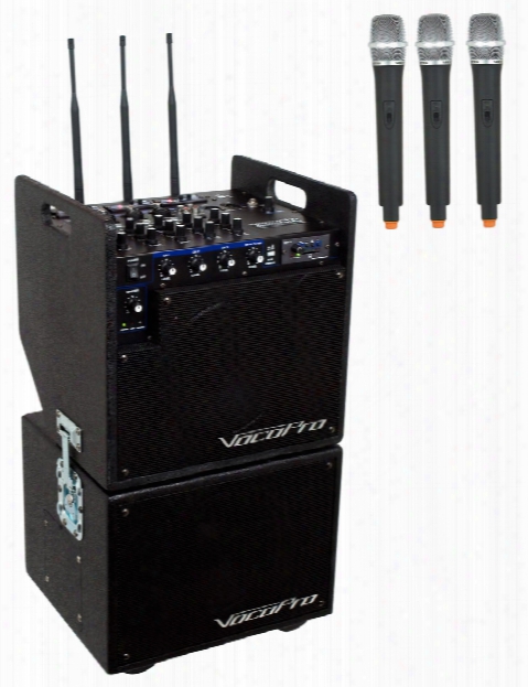 Mobileman 2 Battery Powered Pa System With Subwoofer