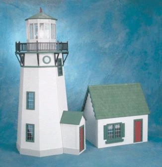 New England Lighthouse Historical Doll House Kit