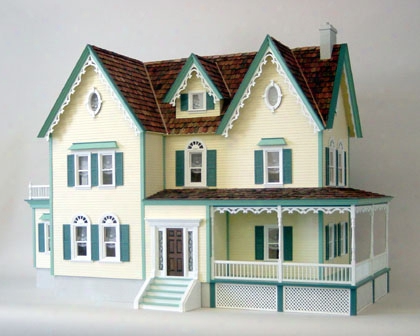 North Park Mansion Historical Doll House Kit -milled Plywood