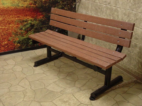 Outdoor Park Bench 6 Foot Heavy Duty