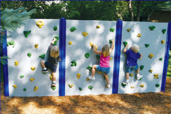 Playground Wall 12 Ft Wide System For Outdoor Use