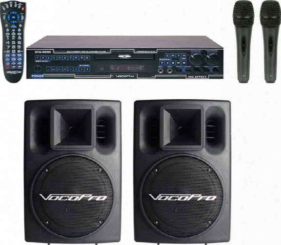 Pro Start 400w Powered Speaker Multi-format Disc System