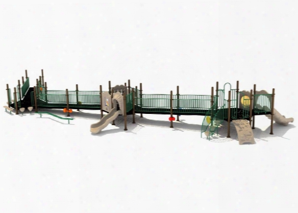 Rainier Fully Accessible Playground - 4.5 Inch Posts