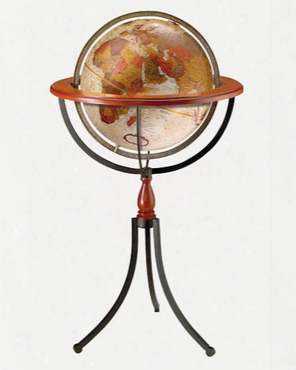 Santa Fe Bronze Ocean Globe