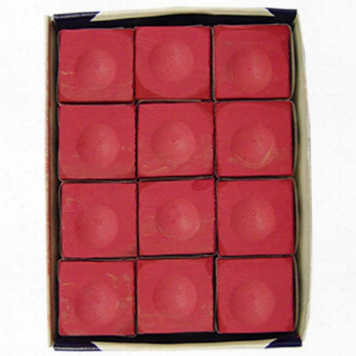 Silver Cup Chalk 144 Piece - Red