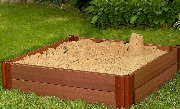 Square Sandbox - 4 X 4 X 11 Inch High With 2 Inch Profile