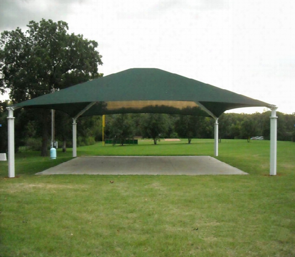 Stand Alone Shade Structure 48 Foot X 26 Foot