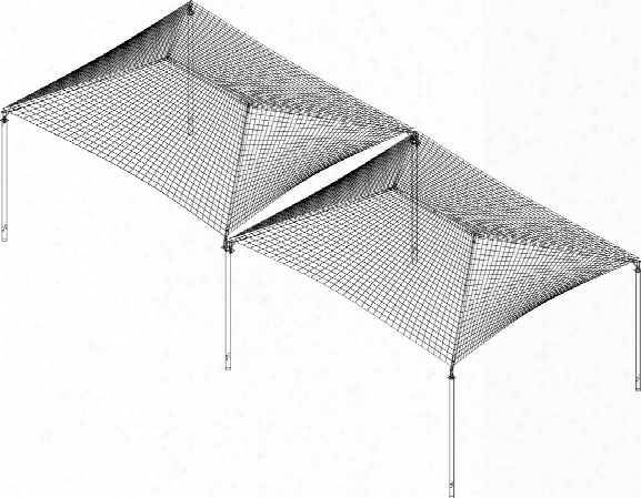 Stand Alone Shade Structure 50 X 100 Joined Superspan