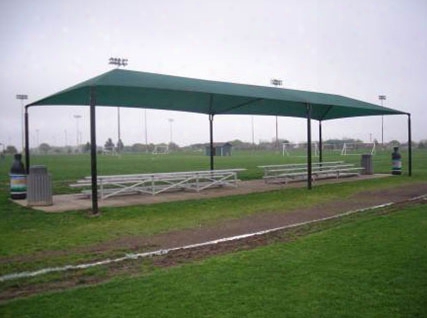 Stand Alone Shade Structure 60 Foot X 15 Foot