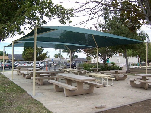 Stand Alone Shade Structure 60 Foot X 30 Foot