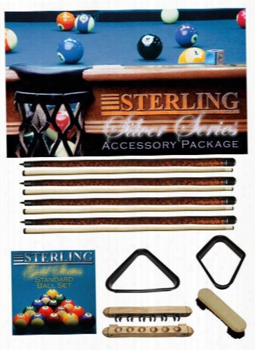 Sterling Billiards Silver Series Accessory Package