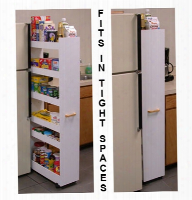 Thin Man Mobile Pantry Cabinet