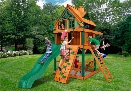 Chateau II Tower Treehouse With Fort TS Wooden Swing Set