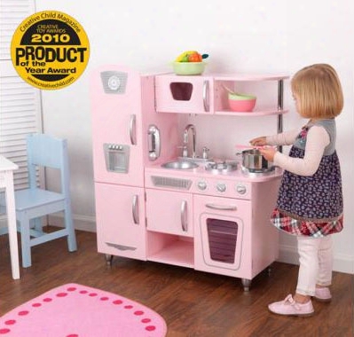 Vintage Play Kitchen - Pink