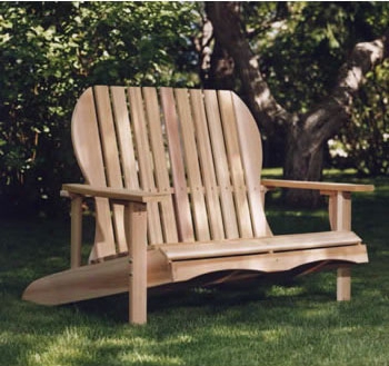 Western Red Cedar Love Seat