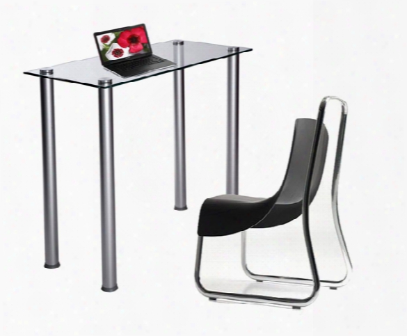 Clear Tempered Glass Utility Desk Or Utility Stand