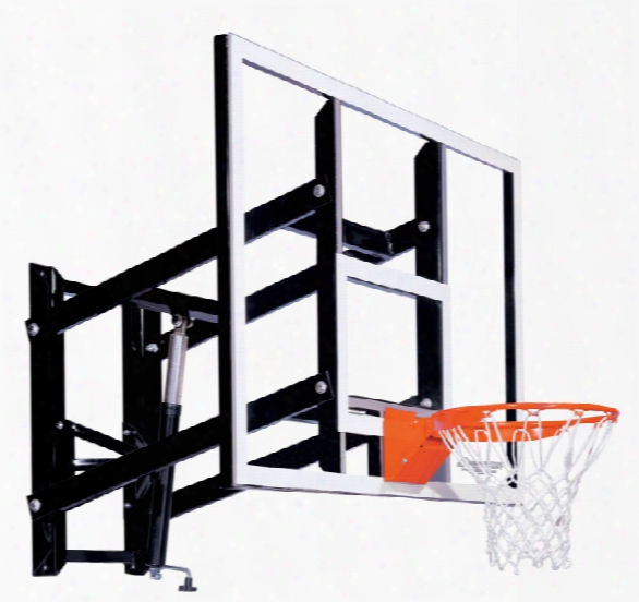 Gs60 Wall Mount Basketball System - Adjustable Glass