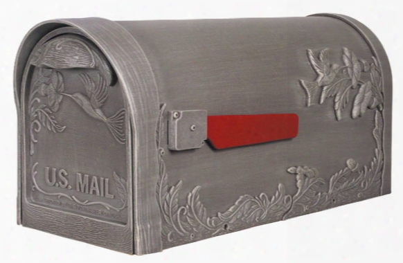 Hummingbird Cast Aluminum Mailbox