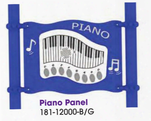 Piano Panel Stand Alone Play Equipment